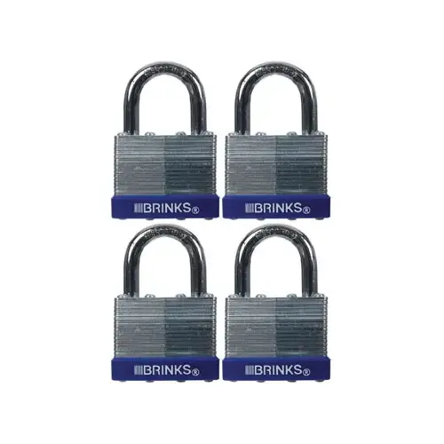 1-9/16" 40mm Laminated Padlock - pack of 4 1-9/16" 40mm Laminated Padlock - pack of 4