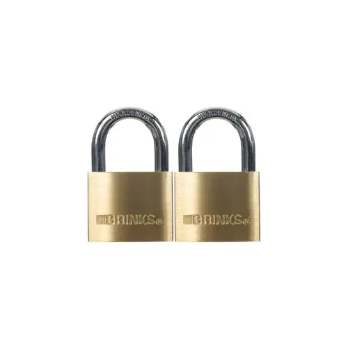 1-9/16" 40mm Brass Padlock - pack of 2 1-9/16" 40mm Brass Padlock - pack of 2