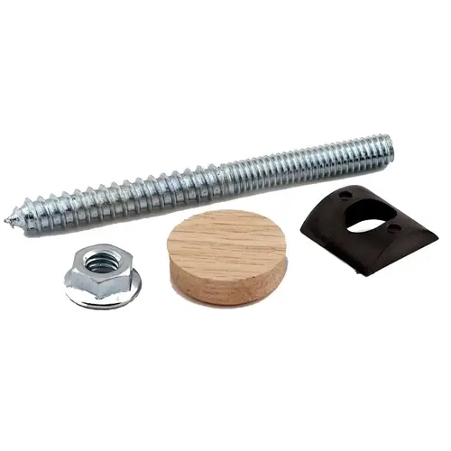 Rail-Bolt Fastener with Plugs