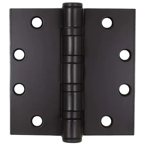 4-1/2" x 4-1/2" SQR Heavy-Duty Ball Bearing Hinge .180 Gauge - Matte Black