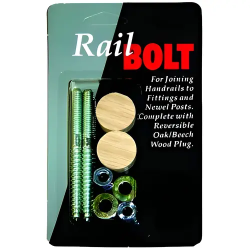 Rail Bolt Rail To Newel Post Fastener - pack of 2 Rail Bolt Rail To Newel Post Fastener - pack of 2