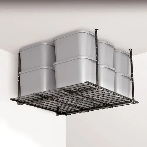 45" x 45" Ceiling Storage Unit - Hammertone Black 45" x 45" Ceiling Storage Unit - Hammertone Black