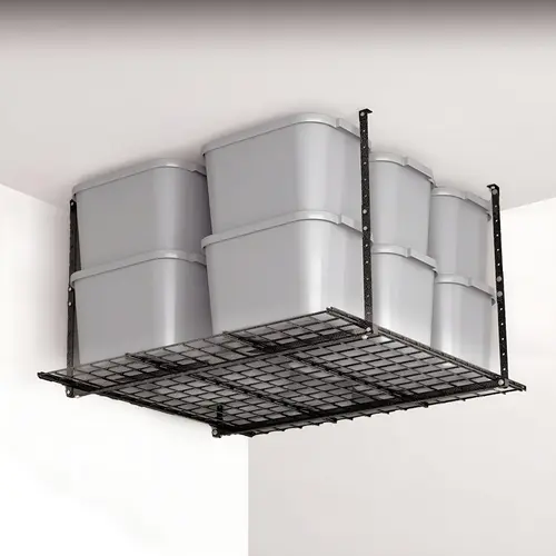 45" x 45" Ceiling Storage Unit - Hammertone Black