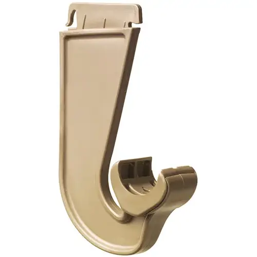 Snap-In Closet Pole Hook - Satin Gold Snap-In Closet Pole Hook - Satin Gold
