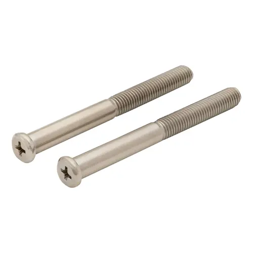 Deadbolt Mounting Screw - pack of 2 - Satin Nickel Deadbolt Mounting Screw - pack of 2 - Satin Nickel