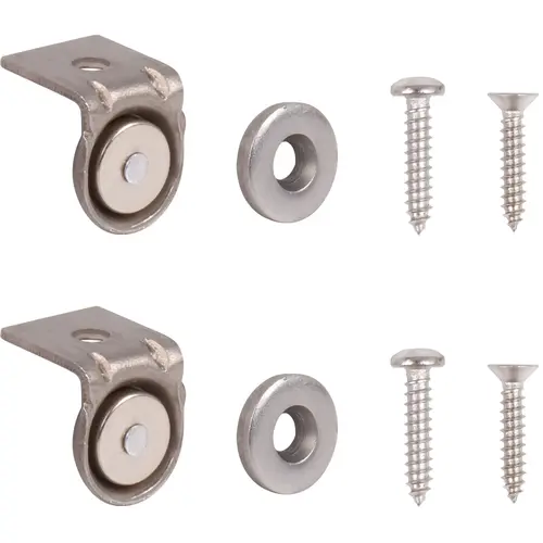 1/2" L-Bracket Magnetic Latch - pack of 2 - Stainless Steel 1/2" L-Bracket Magnetic Latch - pack of 2 - Stainless Steel