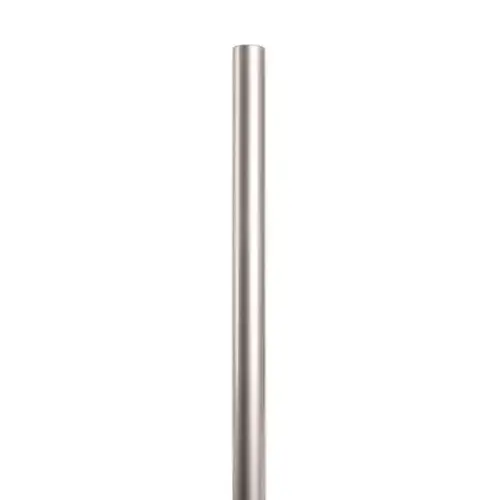 72" Extension Rail for Rolling Library Ladder, Satin Nickel Finish