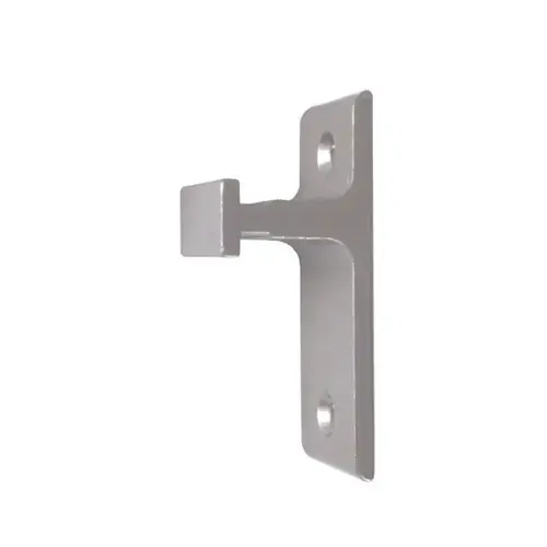Short Track Bracket For Doors Up To 1-1/2" - Satin Nickel Short Track Bracket For Doors Up To 1-1/2" - Satin Nickel