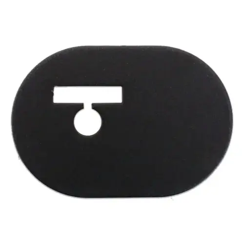 Converging / Bi-Parting Door Stop - Matte Black Converging / Bi-Parting Door Stop - Matte Black