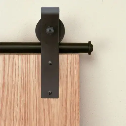 Hook Hardware Set with Long Brackets - Matte Black