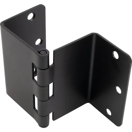 Swing Clear Offset Hinge, 3 1/2 Inches, 1/4" Radius Corner, Fits Doors 1 3/8" to 1 3/4" Thick, 1-Pack, Matte Black Swing Clear Offset Hinge, 3 1/2 Inches, 1/4" Radius Corner, Fits Doors 1 3/8" to 1 3/4" Thick, 1-Pack, Matte Black