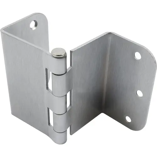 3-1/2" 5/8R Swing Clear Hinge - Satin Chrome