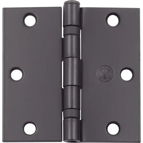 Stone Harbor Hardware 3-1/2" Ball-Bearing Door Hinges, Square Corner, Oil-Rubbed Bronze, 3-Pack Stone Harbor Hardware 3-1/2" Ball-Bearing Door Hinges, Square Corner, Oil-Rubbed Bronze, 3-Pack