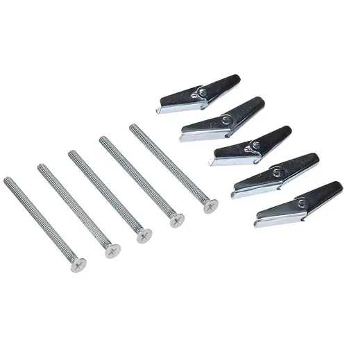 Hollow Wall Anchors - pack of 5 - White Hollow Wall Anchors - pack of 5 - White