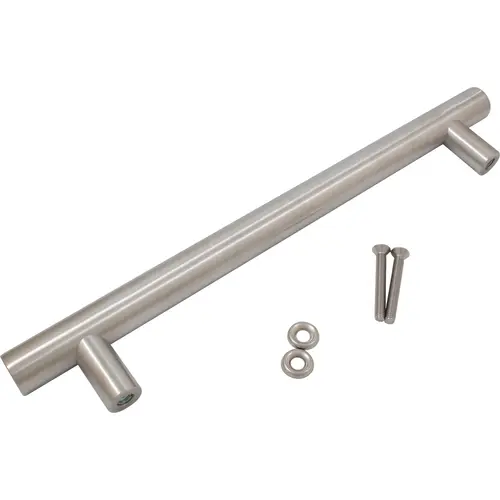 18" Ladder Pull (14" CTC) for 1-3/4" Door - Satin Stainless Steel 18" Ladder Pull (14" CTC) for 1-3/4" Door - Satin Stainless Steel