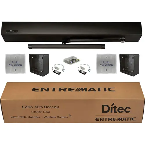 EZ36 Door Operator Kit with HA8-LP and Universal Arm for 36" Door - Bronze EZ36 Door Operator Kit with HA8-LP and Universal Arm for 36" Door - Bronze