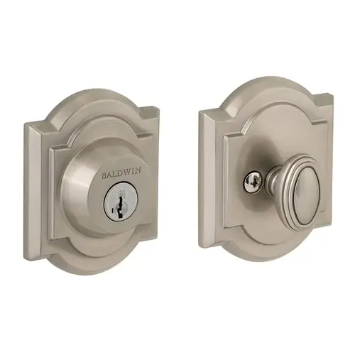 380 ARB 15 SMT RCAL RCS CP 1-Cyl Arch Deadbolt - Satin Nickel 380 ARB 15 SMT RCAL RCS CP 1-Cyl Arch Deadbolt - Satin Nickel