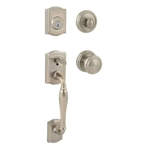 180WYHxATK RDB 15 SMT RCAL RCS CP Wesley Handleset with Alcott - Satin Nickel 180WYHxATK RDB 15 SMT RCAL RCS CP Wesley Handleset with Alcott - Satin Nickel
