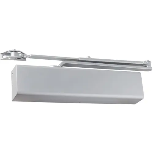 DCM1000.STD.FULL.RW/PA.ALUM Non-Hold Open Door Closer - Aluminum