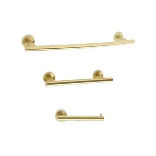 Bathroom Kit with BH26540BBZ Tissue Roll Holder BH26546BBZ Towel Bar BH26543BBZ Towel Bar Golden Champagne Finish Bathroom Kit with BH26540BBZ Tissue Roll Holder BH26546BBZ Towel Bar BH26543BBZ Towel Bar Golden Champagne Finish