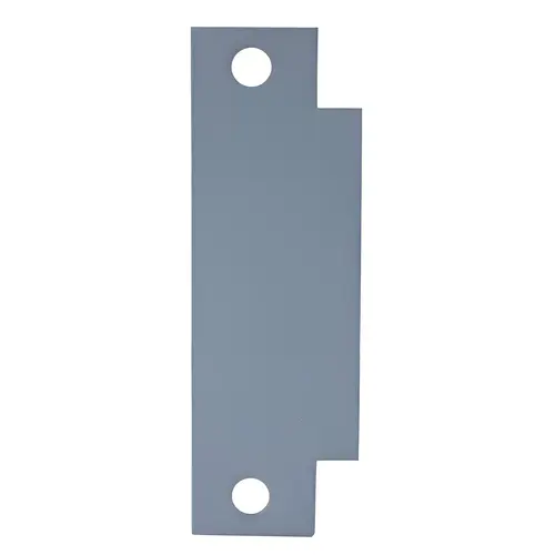 4-7/8" Blank Strike Filler Plate, Steel Material, 13 Gauge Thickness, 4-7/8" X 1-1/4" Dimensions, Prime Coat Finish Primed Gray
