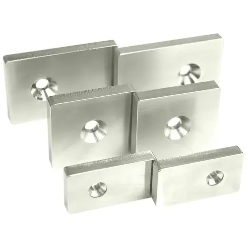Strike Plate M62 Metric Satin Stainless Steel Finish Strike Plate M62 Metric Satin Stainless Steel Finish