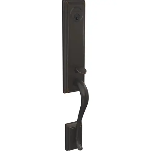 Custom 3/4 Trim Addison Exterior Active Handleset Only with C Keyway Aged Bronze Finish Custom 3/4 Trim Addison Exterior Active Handleset Only with C Keyway Aged Bronze Finish