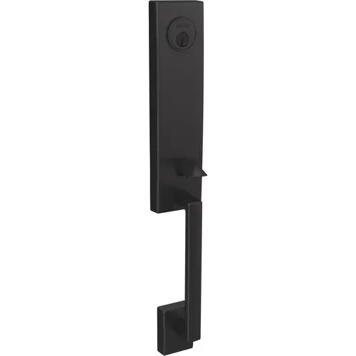 Custom 3/4 Trim Century Exterior Active Handleset Only with C Keyway Matte Black Finish Custom 3/4 Trim Century Exterior Active Handleset Only with C Keyway Matte Black Finish