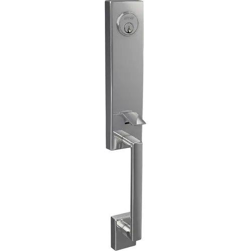 Custom 3/4 Trim Century Exterior Active Handleset Only with C Keyway Bright Chrome Finish Custom 3/4 Trim Century Exterior Active Handleset Only with C Keyway Bright Chrome Finish