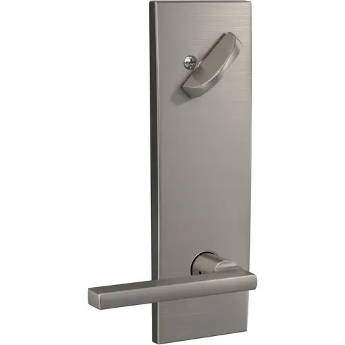 Custom Latitude Lever with Century Escutcheon Interior Active Trim with 16680 Latch and 10269 Strike Satin Nickel Finish Custom Latitude Lever with Century Escutcheon Interior Active Trim with 16680 Latch and 10269 Strike Satin Nickel Finish