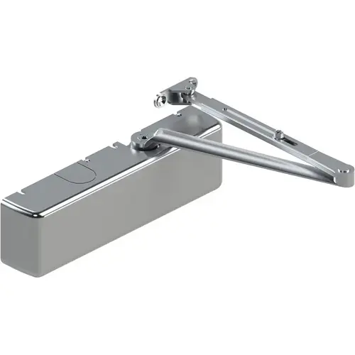 5100 MLT 1-6 ALM Size 1-6 Grade 1 Non-Hold Open Door Closer - Aluminum