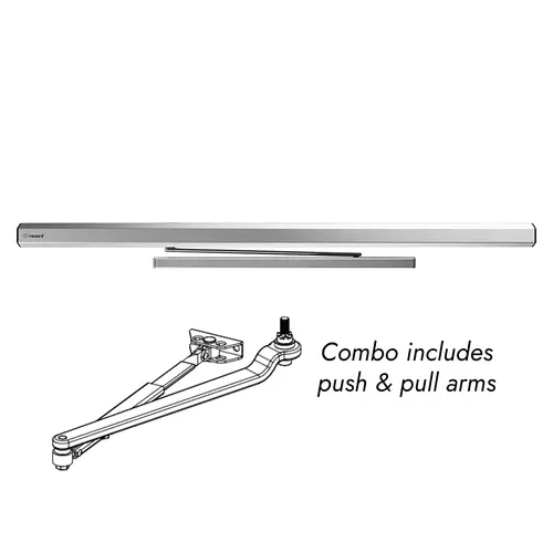 HA7 39" Slim Single Door Operator - Satin Aluminum HA7 39" Slim Single Door Operator - Satin Aluminum