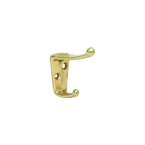 405A3 Coat & Hat Hook - Polished Brass 405A3 Coat & Hat Hook - Polished Brass