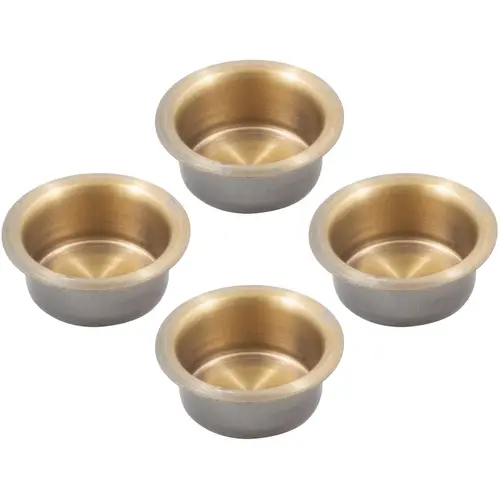 218B5 3/4" Finger Pull - pack of 4 - Antique Brass 218B5 3/4" Finger Pull - pack of 4 - Antique Brass