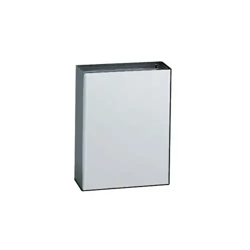Surface-Mounted Waste Receptacle Satin Stainless Steel