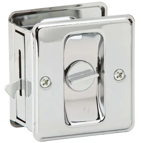 991B26 Pocket Door Lock Privacy - Polished Chrome 991B26 Pocket Door Lock Privacy - Polished Chrome
