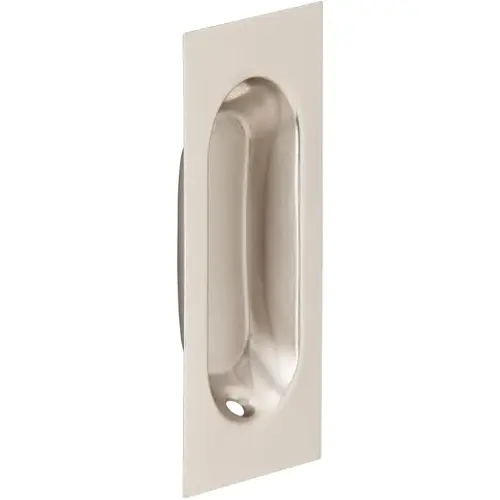 22B15 3-1/8" x 1-5/16" x 7/16" Flush Pull - Satin Nickel
