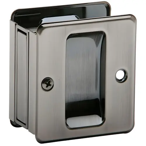 SC990B620 Pocket Door Lock Passage - Antique Pewter SC990B620 Pocket Door Lock Passage - Antique Pewter
