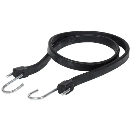 Industrial EPDM Rubber Tarp Strap 44" Black