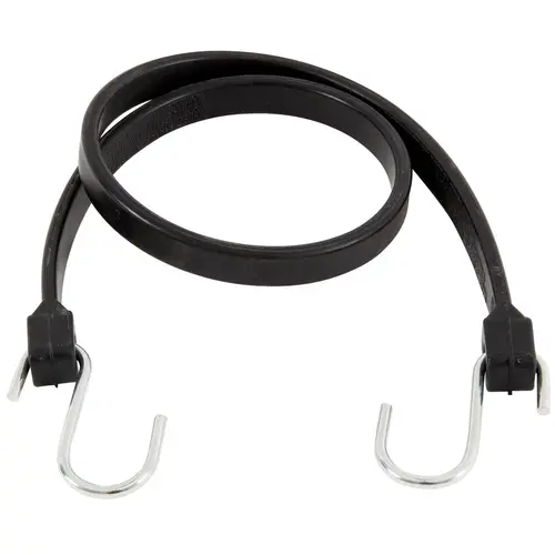 Industrial EPDM Rubber Tarp Strap 34" Black