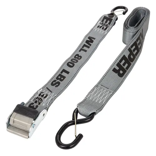 05707-4 8' x 2" Cam Buckle Tie-Down - pack of 2 - Gray 05707-4 8' x 2" Cam Buckle Tie-Down - pack of 2 - Gray