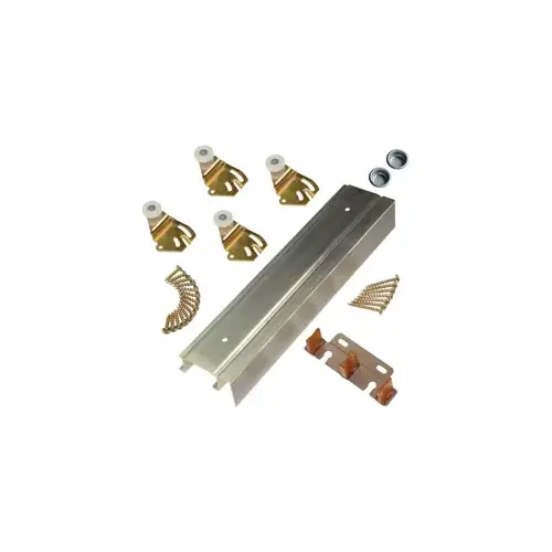2200F721 2 Door Bypass Hardware Set with 72" Fascia and Aluminum Track 2200F721 2 Door Bypass Hardware Set with 72" Fascia and Aluminum Track
