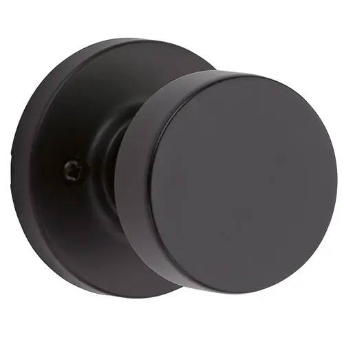 Pismo Knob with Round Rose Half Dummy Matte Black Finish Pismo Knob with Round Rose Half Dummy Matte Black Finish