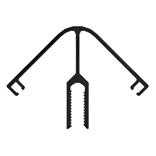 90 degree Division Bar Face, Bronze Black Anodized - 24'-2" 90 degree Division Bar Face, Bronze Black Anodized - 24'-2"