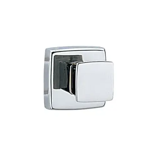 Square Single Robe Hook Satin Stainless Steel Finish Square Single Robe Hook Satin Stainless Steel Finish