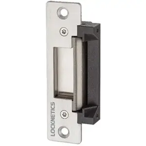 Locknetics CS750-32D CS750-32D Cylindrical strike 3/4" deep 12 / 24V with 2 faceplates - Satin Stainless Steel