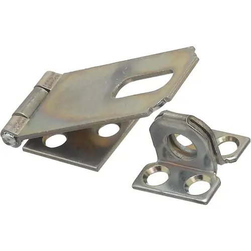 30 2-1/2" Safety Hasp Zinc Plated Finish