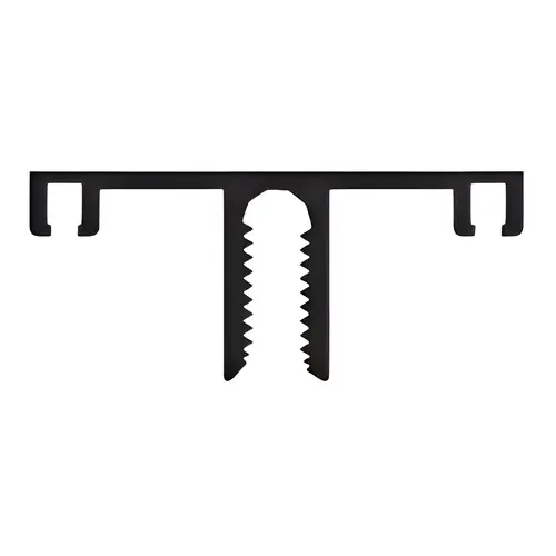 D-Bar Face, Bronze Black Anodized - 24'-2" D-Bar Face, Bronze Black Anodized - 24'-2"