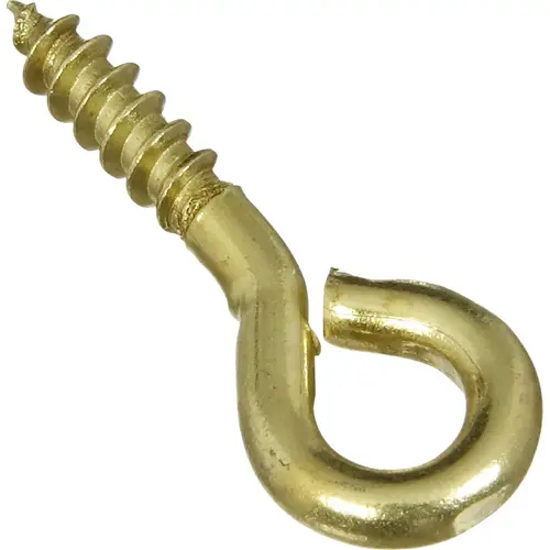 V2011 #212 Small Screw Eye Solid Brass Finish - pack of 70 V2011 #212 Small Screw Eye Solid Brass Finish - pack of 70