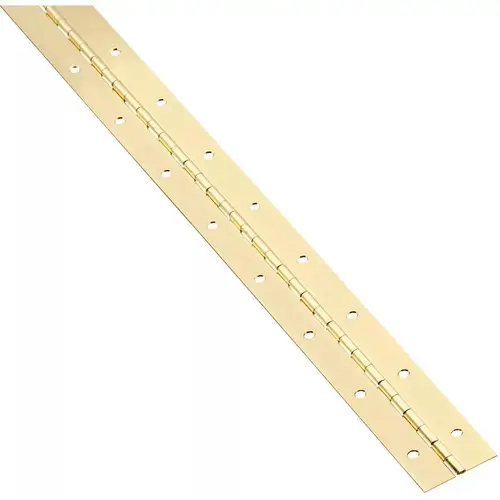 V570 48" x 1-1/2" Continuous Hinge - Polished Brass V570 48" x 1-1/2" Continuous Hinge - Polished Brass